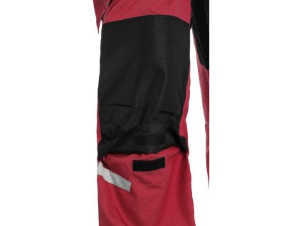 Nohavice CXS STRETCH, pánske, červeno-čierne, veľ. 46