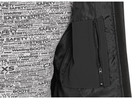 Bunda CXS STRETCH, pánska, softshell, čierna, veľ. S