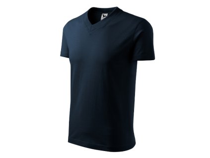 MALFINI, a.s. V-neck 102 tmavomodrá