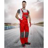 Nohavice s náprsenkou ARDON®2STRONG červeno-sivé