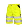Kraťasy CXS NORWICH, výstražné, pánske, žlté, veľ. 46