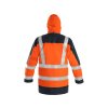 Bunda CXS LONDON, výstražná, pánska 5V1. oranžovo-modrá, veľ. S