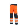 Nohavice CXS HALIFAX, výstražné so sieťovinou, pánske, oranžovo-modré, veľ. 46