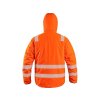 Bunda CXS CHESTER, výstražná, obojstranná, pánska, oranžovo-modrá, veľ. S