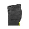 Nohavice CXS NAOS HV, pánske, čierno-žlté Hi-Vis, reflexné pruhy, veľ. 46