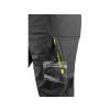 Nohavice CXS NAOS HV, pánske, čierno-žlté Hi-Vis, reflexné pruhy, veľ. 46