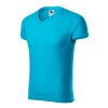MALFINI, a.s. Slim Fit V-neck 146 tyrkysová