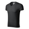 MALFINI, a.s. Slim Fit V-neck 146 ebony gray
