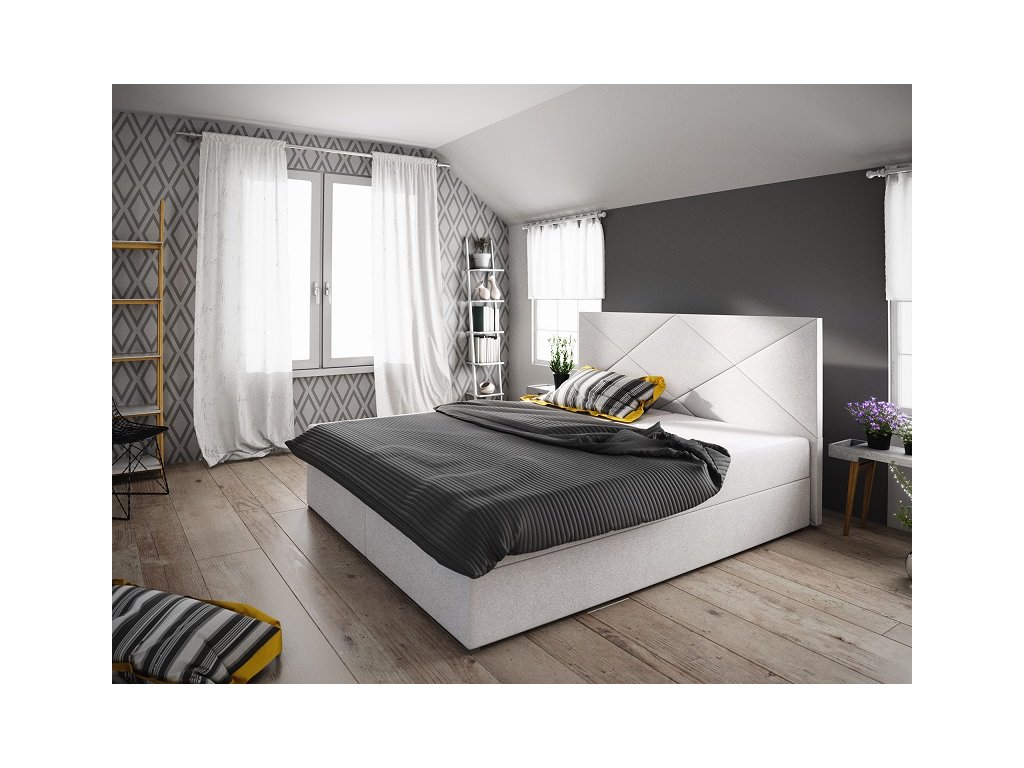 Fado IV 160x200 - velký výběr barev, Manželská postel Fado IV Boxspring 160x200