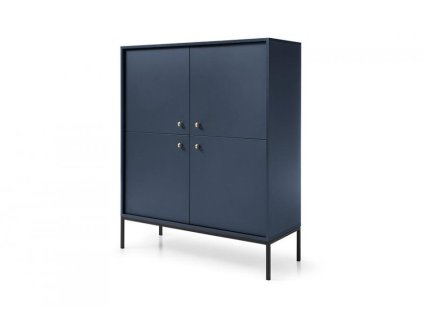 Mono MK104 - modrá, Komoda Mono MK104 - modrá