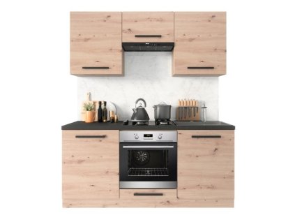 KUCHYŇSKÁ LINKA LANGEN DUB ARTISAN 180CM, Kuchyňská linka LANGEN dub artisan 180 cm