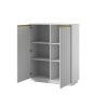 Piaski 23 12 08 Nova komoda 3 bialy otwarte biale tlo