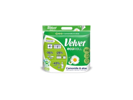 Velvet Camomile & aloe EcoRoll - třívrstvý