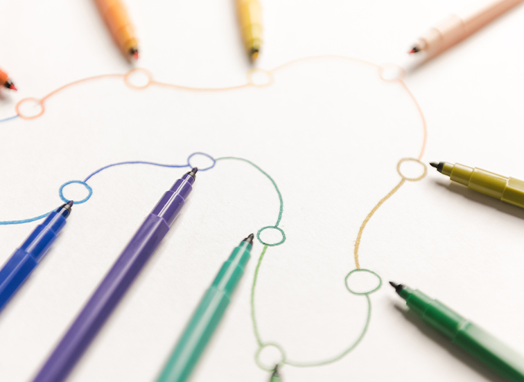 Síla barev v našich diářích a poznámkách