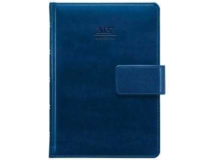 Diář Atlas s poutkem 2027 modrý týdenní A5