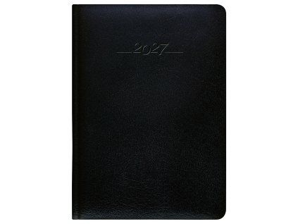 Diář Carus 2027 černý denní A5