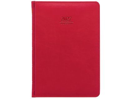 Diář Gemma 2027 červený Denní A5