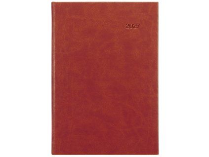 Diář Viva 2027 hnědý Denní A5