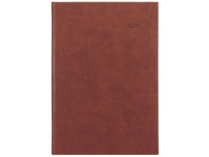 Diář Viva 2026 hnědý Denní A5