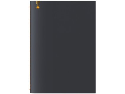 Designové sešity POP, oranžový papír