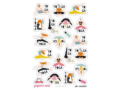 Samolepky - Do diáře / Yoga