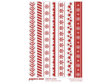 Samolepky - Vánoční pásky