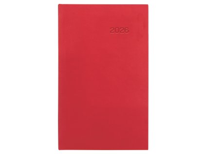 Diář Viva 2026 červený týdenní Kapesní SK