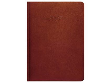 Diář Carus 2026 hnědý týdenní A5