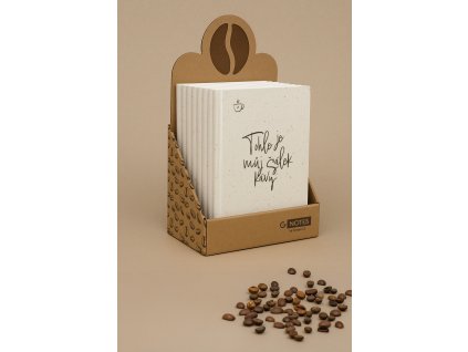 zapisnik pro coffe shopy kavarny kolalni obchody merch zapisnik zapisnik z kavy