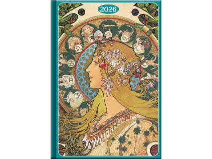 Tyzdenny diar ART MUCHA SK + CZ 2026