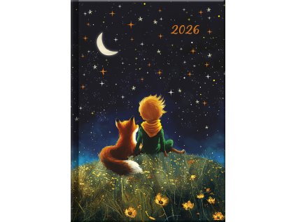 Tyzdenní diar ART MALY PRINC bez gumičky 2026