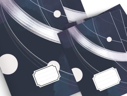 sesit A5 sada Vesmir