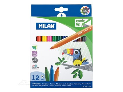 Fixy kónické Milan sada 12 ks