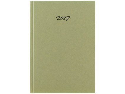 Diář EKO zelený denní A5 - konopí
