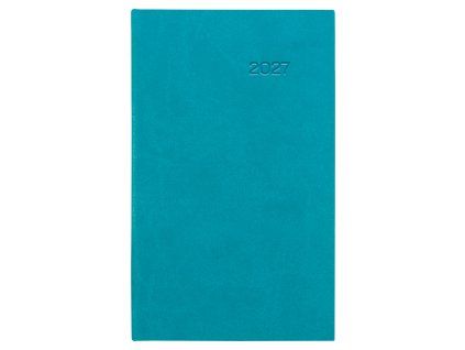 Diář Viva 2027 tyrkysový týdenní Kapesní