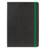 GRASPO diář Nero A5 týdenní 2026, černý se zelenou gumičkou