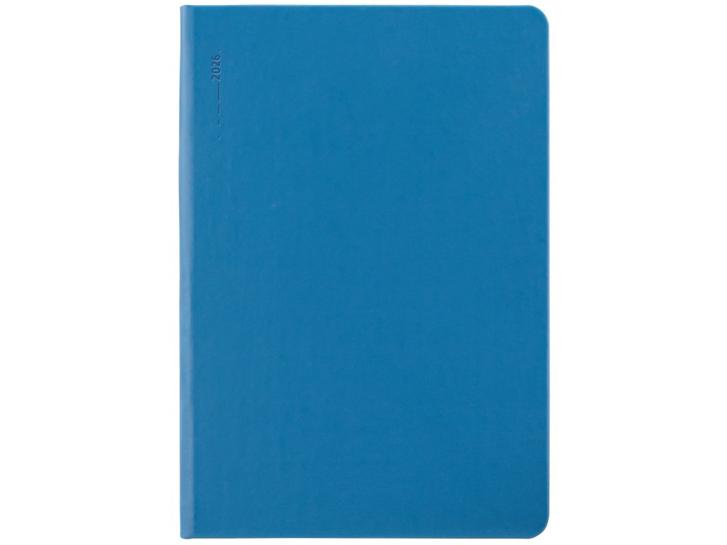 GRASPO Tagebuch Apple A5 daily 2026 blau, 336 Seite