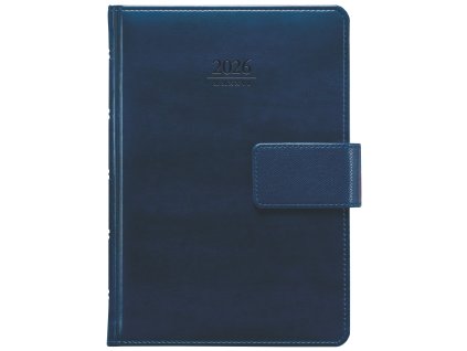 GRASPO diary Atlas with loop A5 weekly 2026 blue, 128 pages