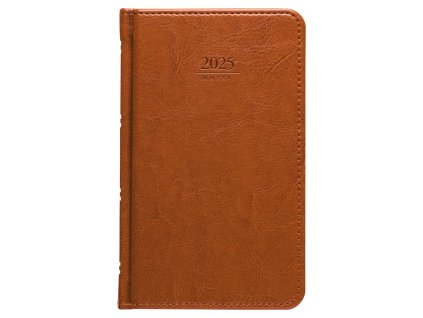 GRASPO diary Kastor pocket weekly 2025 brown, 128 pages