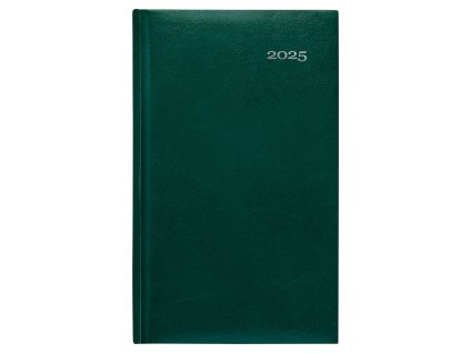GRASPO diary Kronos pocket weekly 2025 green, 128 pages