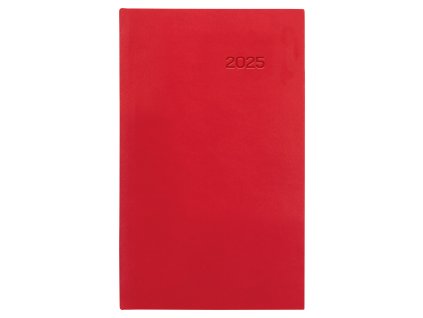 GRASPO diary Viva pocket weekly 2025 red, 128 pages