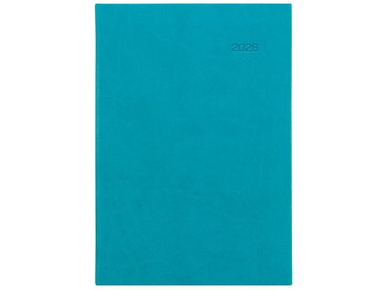 GRASPO diary Viva A5 weekly 2026 turquoise, 128 pages