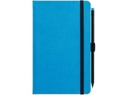 G-Notes notebook no. 1 blue, pencil with eraser in the colour of the notebook, 160 pages
