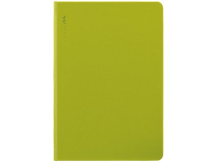 GRASPO diary Apple A5 daily 2026 green, 336 pages