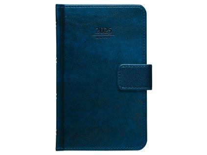 GRASPO diary Atlas with loop pocket weekly 2025 blue, 128 pages