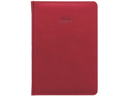 GRASPO diary Gemma A5 daily 2026 red,  336 pages