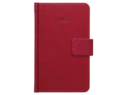 GRASPO diary Gemma with loop pocket weekly 2025 re, 128 pages