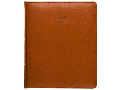 GRASPO diary Kastor president weekly 2025 brown, 128 pages