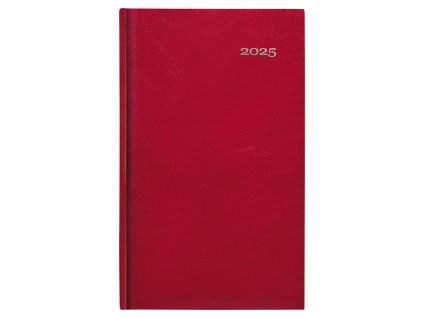 GRASPO diary Kronos pocket weekly 2024 red, 128 pages
