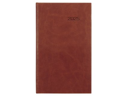 GRASPO diary Viva pocket weekly 2025 brown, 128 pages